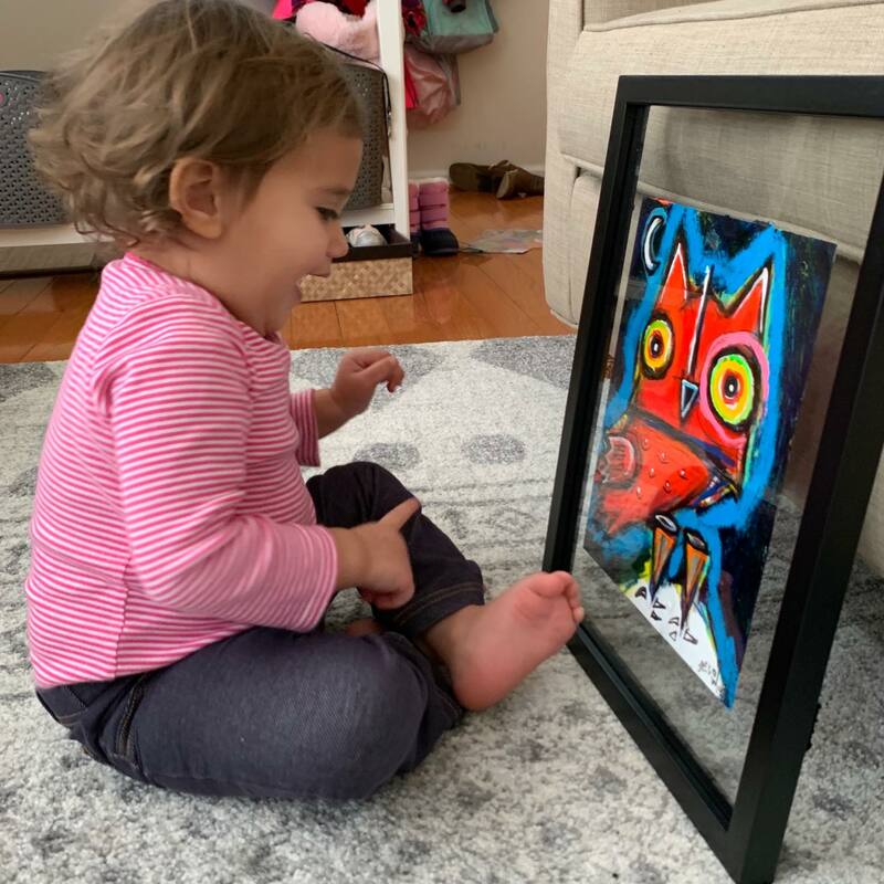 Owl.  Matt Sesow painting